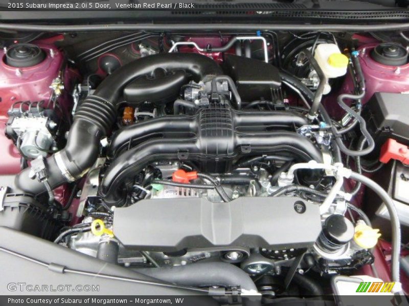 Venetian Red Pearl / Black 2015 Subaru Impreza 2.0i 5 Door