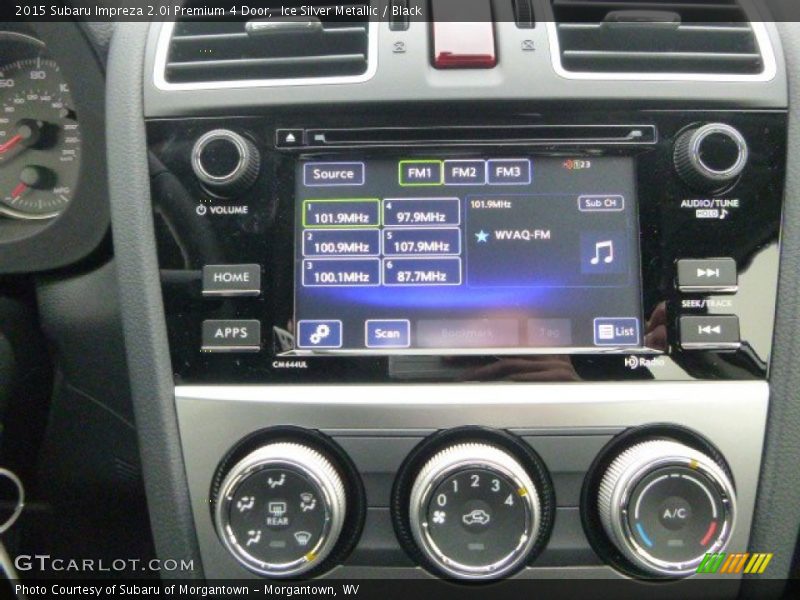 Ice Silver Metallic / Black 2015 Subaru Impreza 2.0i Premium 4 Door