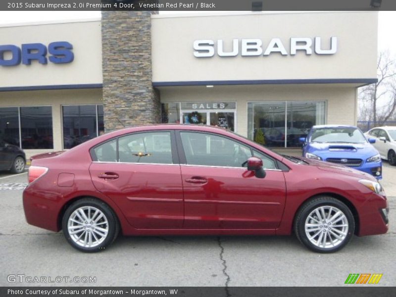 Venetian Red Pearl / Black 2015 Subaru Impreza 2.0i Premium 4 Door