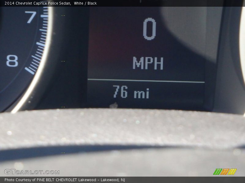 White / Black 2014 Chevrolet Caprice Police Sedan