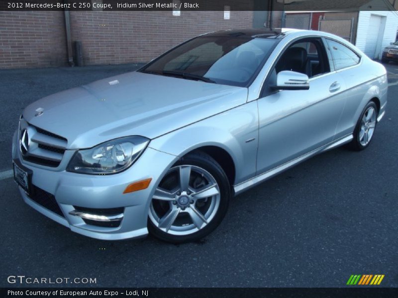 Iridium Silver Metallic / Black 2012 Mercedes-Benz C 250 Coupe