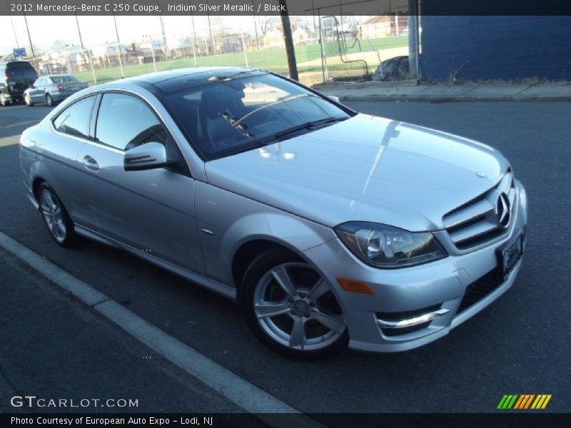 Iridium Silver Metallic / Black 2012 Mercedes-Benz C 250 Coupe