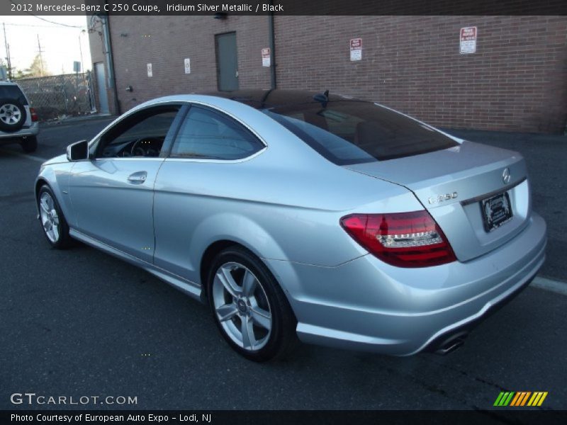 Iridium Silver Metallic / Black 2012 Mercedes-Benz C 250 Coupe