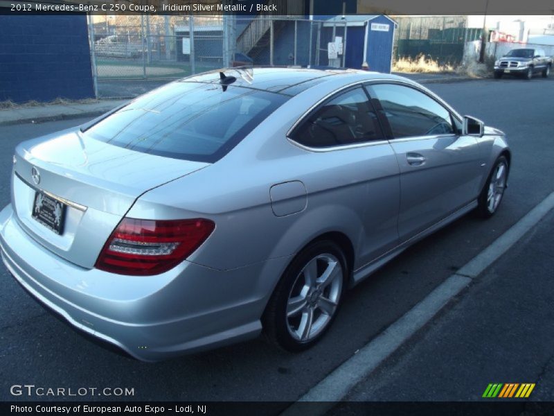 Iridium Silver Metallic / Black 2012 Mercedes-Benz C 250 Coupe