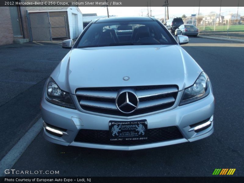 Iridium Silver Metallic / Black 2012 Mercedes-Benz C 250 Coupe