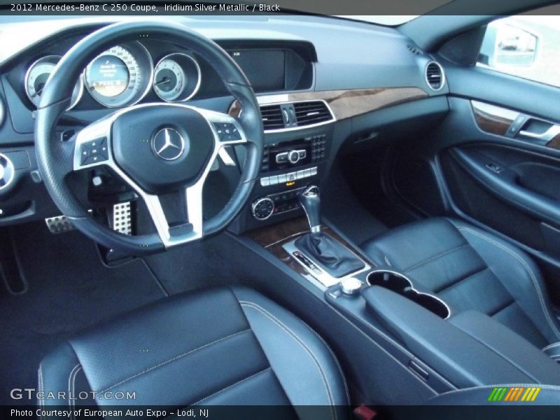 Iridium Silver Metallic / Black 2012 Mercedes-Benz C 250 Coupe