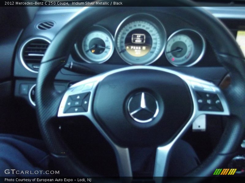 Iridium Silver Metallic / Black 2012 Mercedes-Benz C 250 Coupe
