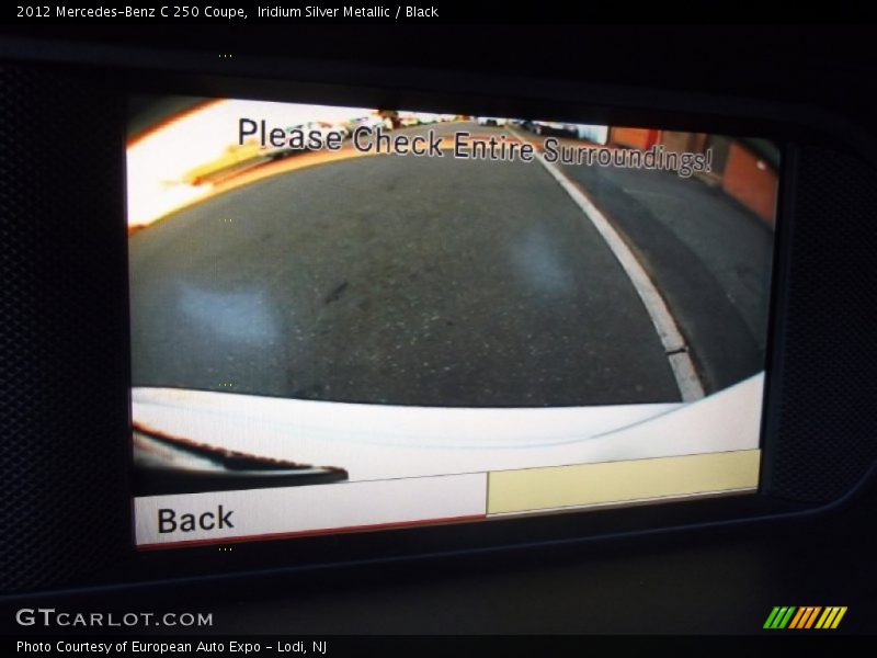 Iridium Silver Metallic / Black 2012 Mercedes-Benz C 250 Coupe