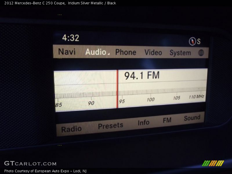 Iridium Silver Metallic / Black 2012 Mercedes-Benz C 250 Coupe