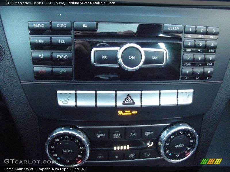 Iridium Silver Metallic / Black 2012 Mercedes-Benz C 250 Coupe