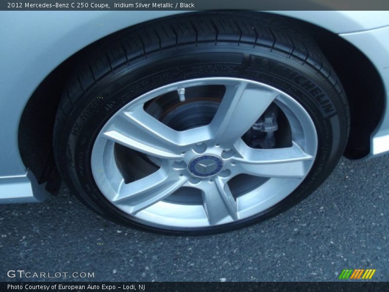 Iridium Silver Metallic / Black 2012 Mercedes-Benz C 250 Coupe