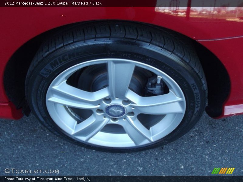 Mars Red / Black 2012 Mercedes-Benz C 250 Coupe