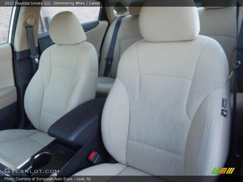 Shimmering White / Camel 2012 Hyundai Sonata GLS