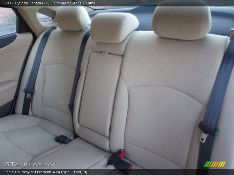 Shimmering White / Camel 2012 Hyundai Sonata GLS