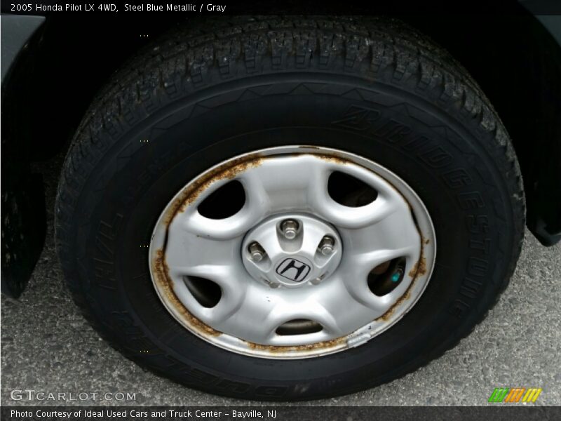 Steel Blue Metallic / Gray 2005 Honda Pilot LX 4WD
