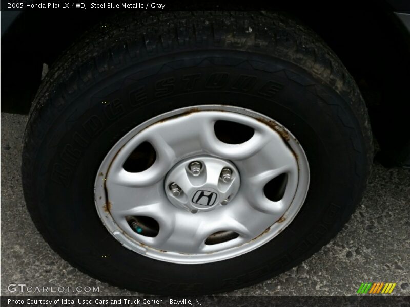 Steel Blue Metallic / Gray 2005 Honda Pilot LX 4WD