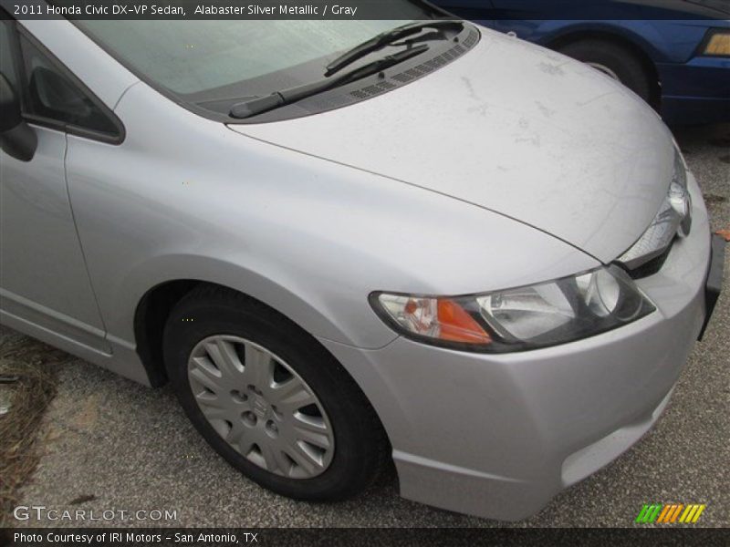Alabaster Silver Metallic / Gray 2011 Honda Civic DX-VP Sedan
