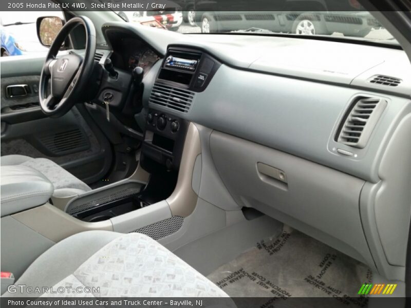 Steel Blue Metallic / Gray 2005 Honda Pilot LX 4WD