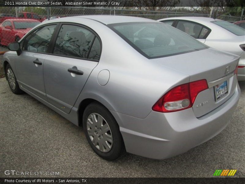 Alabaster Silver Metallic / Gray 2011 Honda Civic DX-VP Sedan