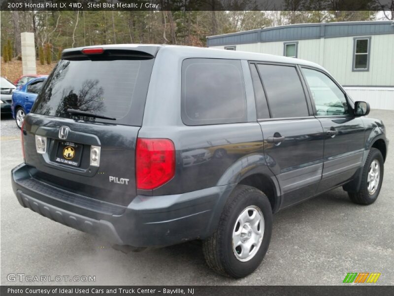 Steel Blue Metallic / Gray 2005 Honda Pilot LX 4WD