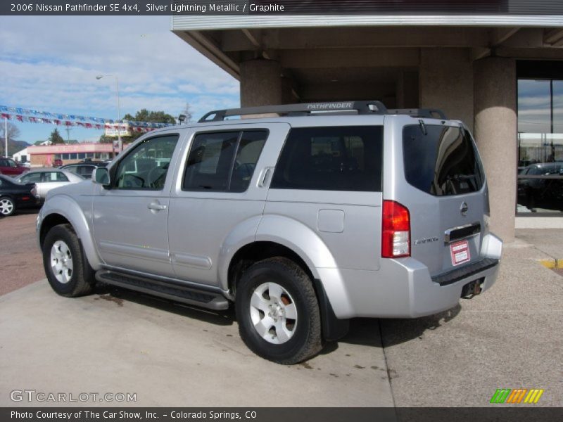 Silver Lightning Metallic / Graphite 2006 Nissan Pathfinder SE 4x4