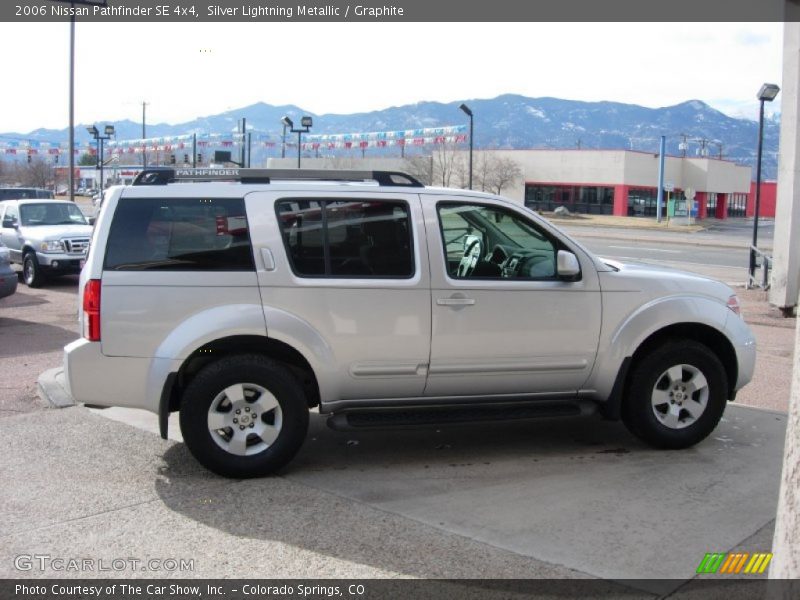 Silver Lightning Metallic / Graphite 2006 Nissan Pathfinder SE 4x4