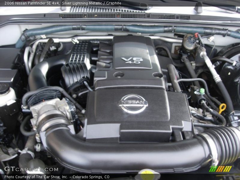 Silver Lightning Metallic / Graphite 2006 Nissan Pathfinder SE 4x4