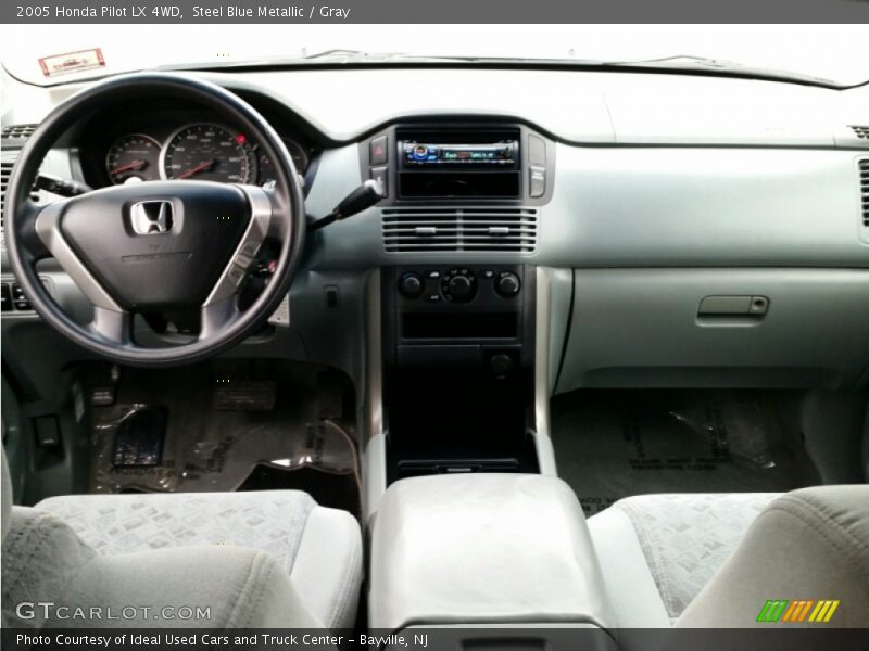 Steel Blue Metallic / Gray 2005 Honda Pilot LX 4WD