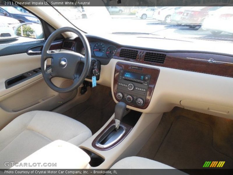 Summit White / Neutral 2011 Chevrolet Impala LS