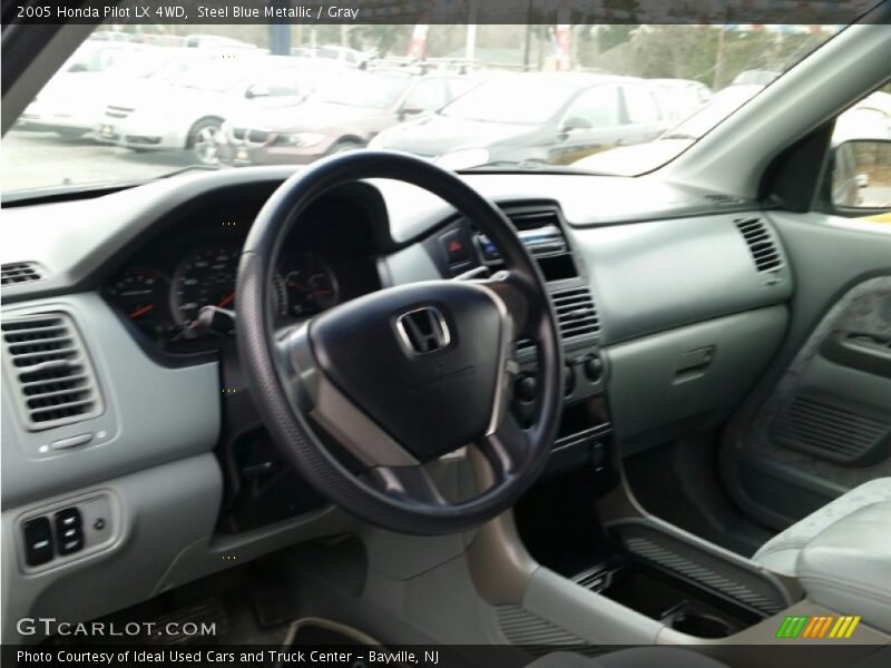Steel Blue Metallic / Gray 2005 Honda Pilot LX 4WD