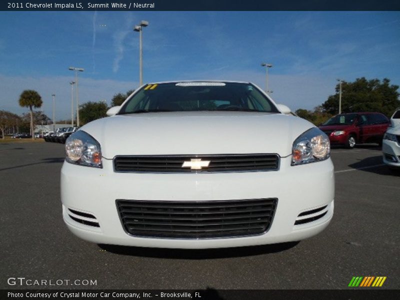 Summit White / Neutral 2011 Chevrolet Impala LS