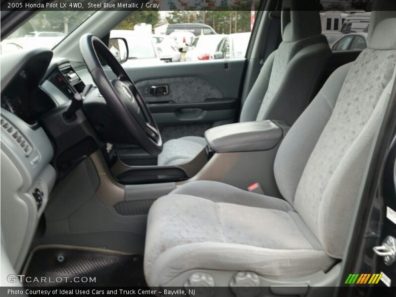 Steel Blue Metallic / Gray 2005 Honda Pilot LX 4WD
