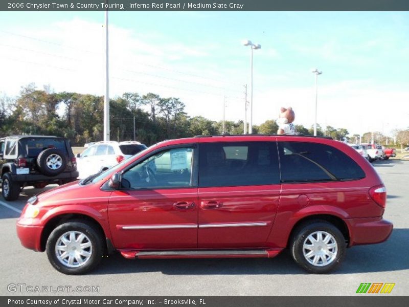 Inferno Red Pearl / Medium Slate Gray 2006 Chrysler Town & Country Touring