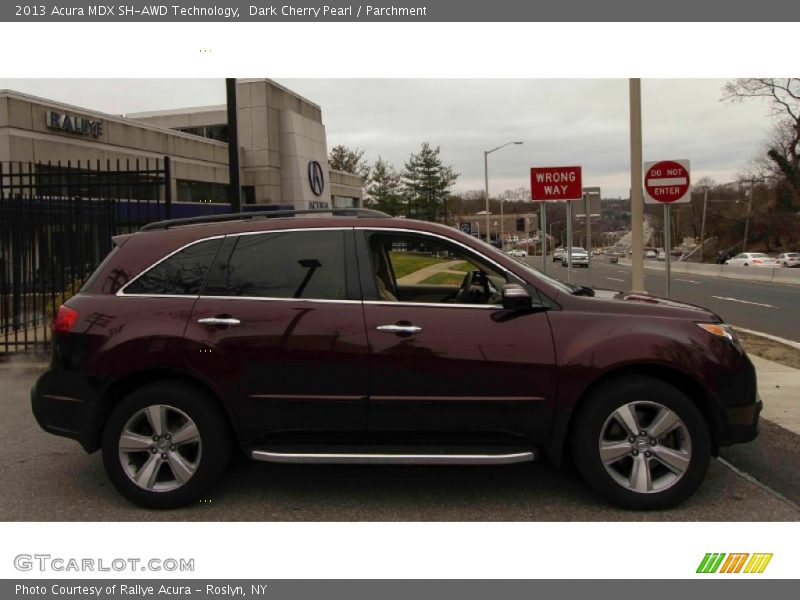 Dark Cherry Pearl / Parchment 2013 Acura MDX SH-AWD Technology