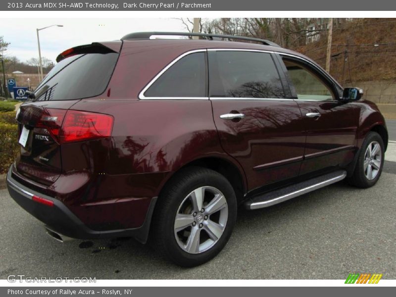 Dark Cherry Pearl / Parchment 2013 Acura MDX SH-AWD Technology