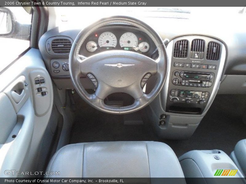Inferno Red Pearl / Medium Slate Gray 2006 Chrysler Town & Country Touring