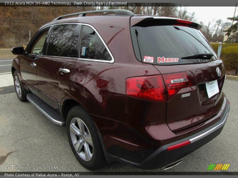 Dark Cherry Pearl / Parchment 2013 Acura MDX SH-AWD Technology