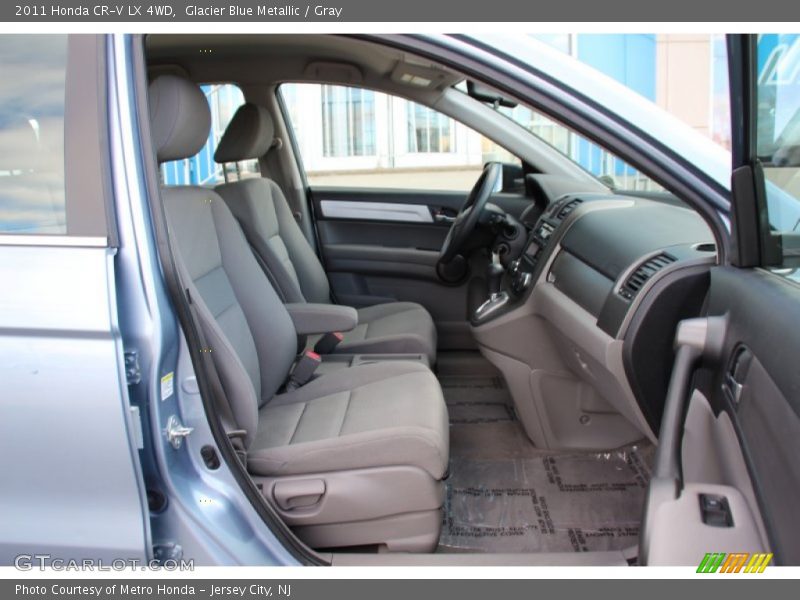 Glacier Blue Metallic / Gray 2011 Honda CR-V LX 4WD