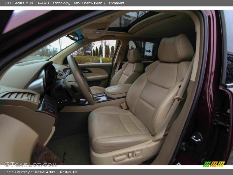 Dark Cherry Pearl / Parchment 2013 Acura MDX SH-AWD Technology