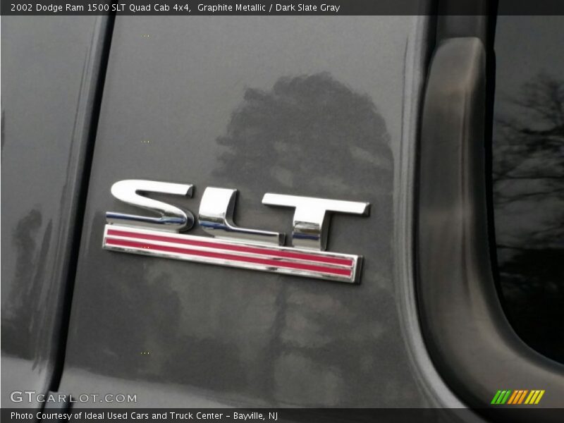 Graphite Metallic / Dark Slate Gray 2002 Dodge Ram 1500 SLT Quad Cab 4x4