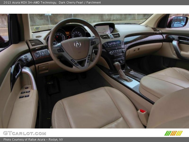 Dark Cherry Pearl / Parchment 2013 Acura MDX SH-AWD Technology