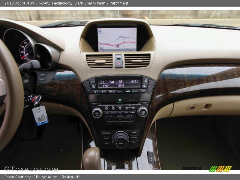 Dark Cherry Pearl / Parchment 2013 Acura MDX SH-AWD Technology