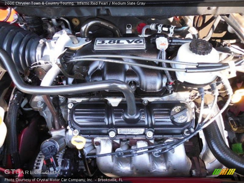 Inferno Red Pearl / Medium Slate Gray 2006 Chrysler Town & Country Touring