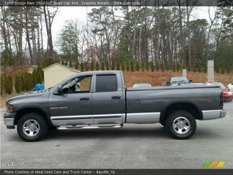  2002 Ram 1500 SLT Quad Cab 4x4 Graphite Metallic