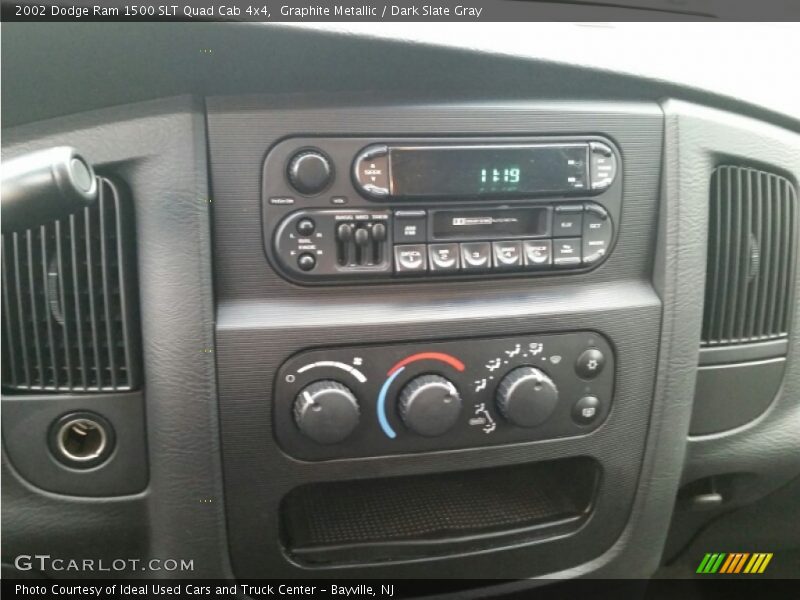 Graphite Metallic / Dark Slate Gray 2002 Dodge Ram 1500 SLT Quad Cab 4x4