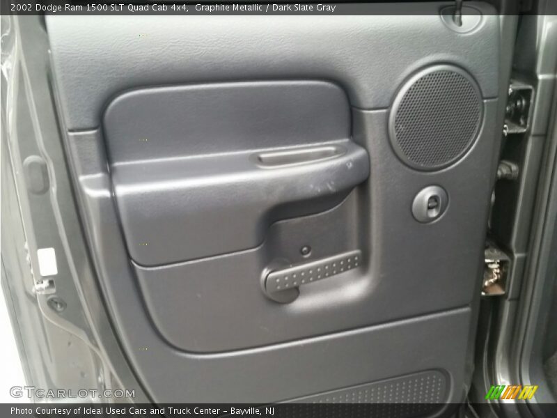 Graphite Metallic / Dark Slate Gray 2002 Dodge Ram 1500 SLT Quad Cab 4x4