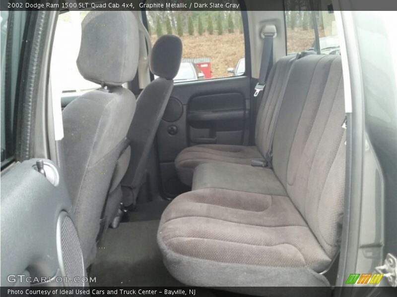 Graphite Metallic / Dark Slate Gray 2002 Dodge Ram 1500 SLT Quad Cab 4x4
