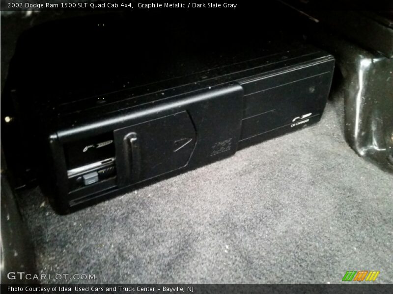 Graphite Metallic / Dark Slate Gray 2002 Dodge Ram 1500 SLT Quad Cab 4x4
