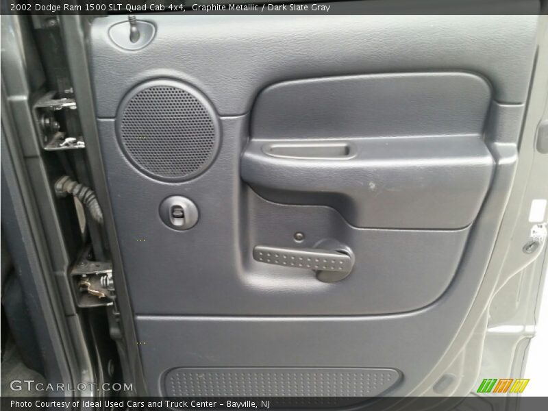 Graphite Metallic / Dark Slate Gray 2002 Dodge Ram 1500 SLT Quad Cab 4x4