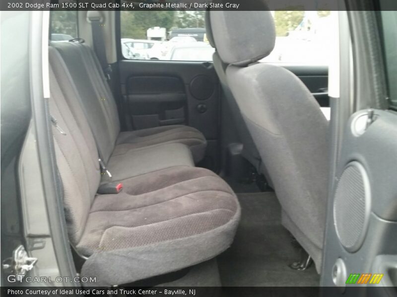 Graphite Metallic / Dark Slate Gray 2002 Dodge Ram 1500 SLT Quad Cab 4x4